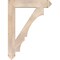 Ekena Millwork Balboa Arts & Crafts Smooth Bracket, Douglas Fir, 5 1/2"W x 34"D x 46"H BKT06X34X46BOA03SDF - alternate 3